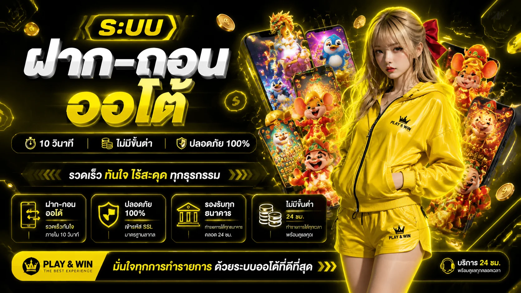 สล็อตออนไลน์ Banrumruay ค่ายแท้ PG Soft Pragmatic Play JDB เกม Hot แตกง่าย